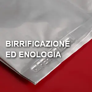 buste in alluminio e sacchetti per settore enologia e birrificazione