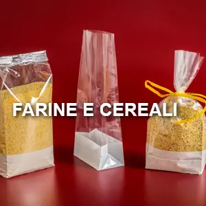 buste e sacchetti in alluminio per farina e cereali